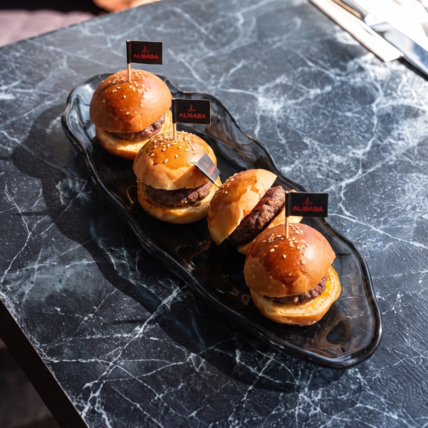 Alibaba Acı Burger Dörtlü 160Gr