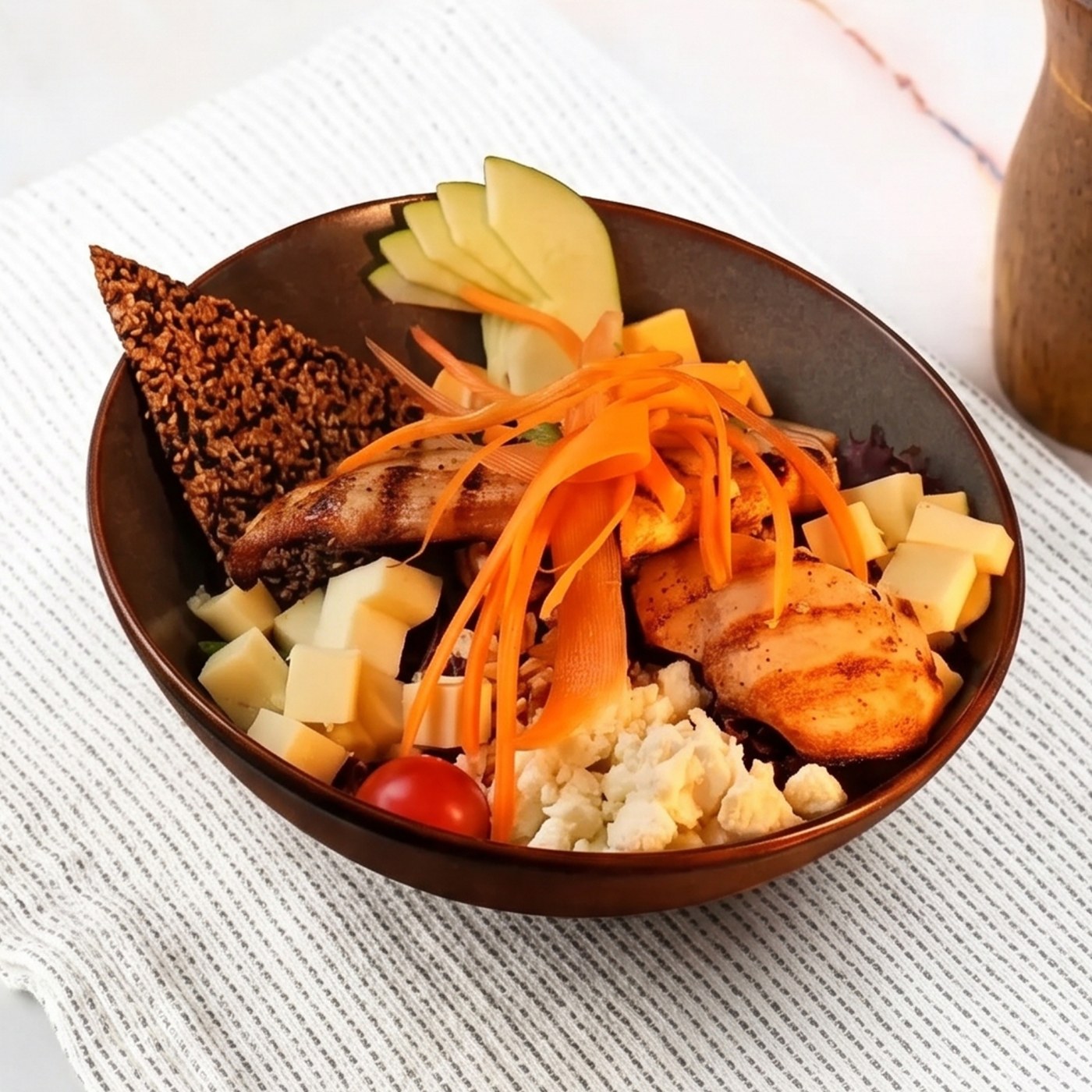 Üç Peynirli Tavuklu Salata
