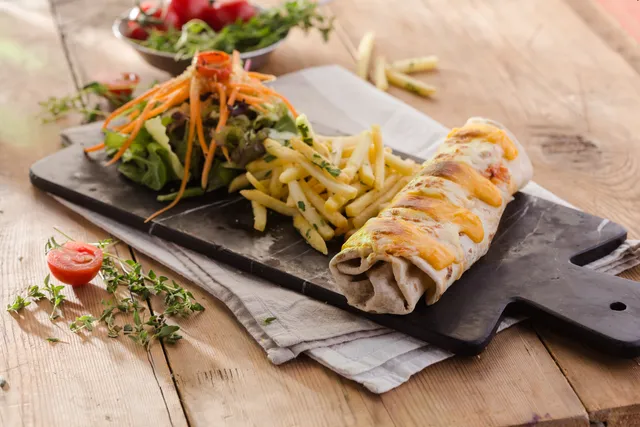 Cheddarlı Sebzeli Dürüm