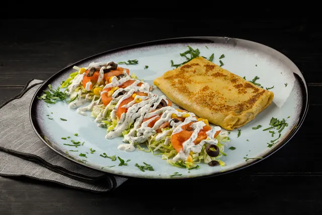 Tavuklu Mantarlı Krep
